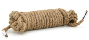 50 tinten grijs, jute bondage touw