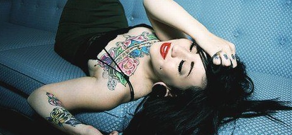 Sexy vrouwen met rode lippenstif