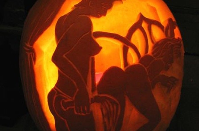 Pompoen Porno, wat zou Halloween zijn zonder