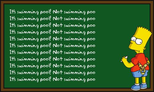 Miela, naakt in het zwembad, helemaal in haar eentje 9 swimming-pool