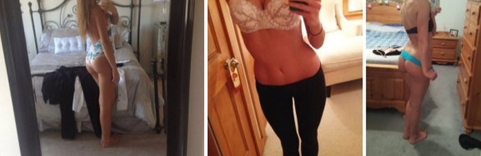 Video selfies, masturberende vrouwen