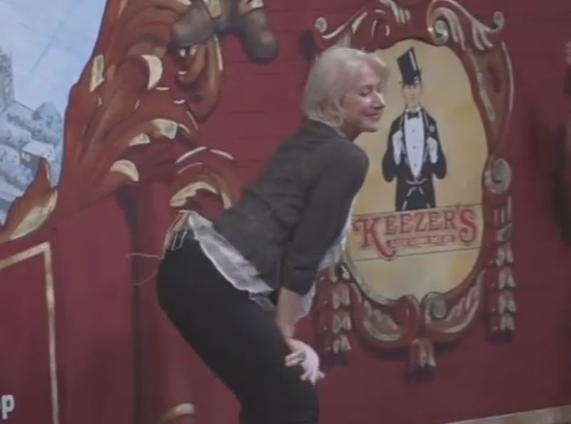 Helen Mirren doet aan Twerking