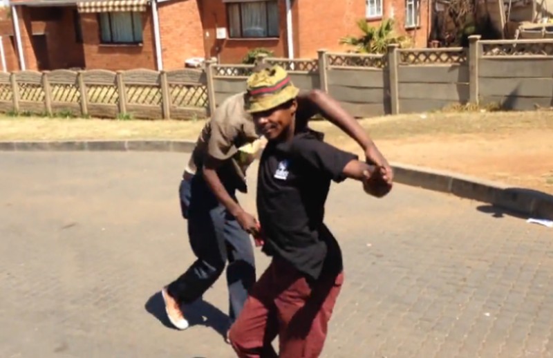 Flexibele en lenige straatartiesten