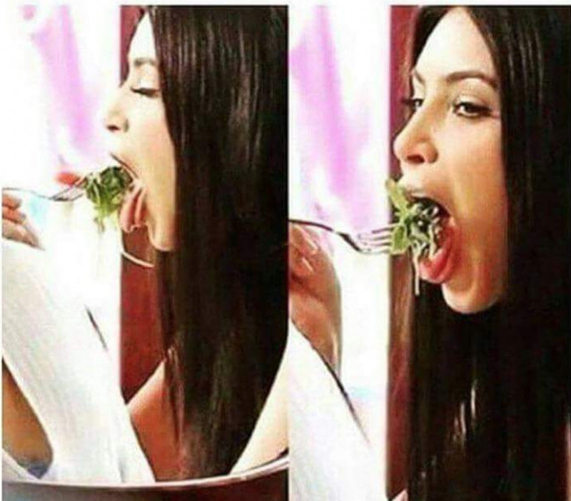 kim-kardashian-eet-een-salade