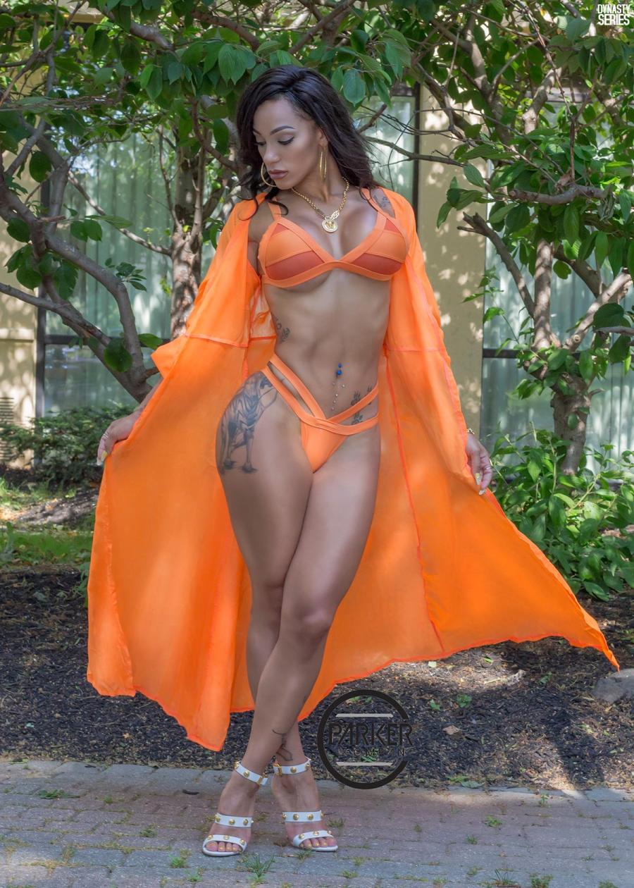 Naakte Vrouwen, een milf met een volle kont, sexy panty's en meer 10 Roni-Rose-buiten-in-geile-oranje-lingerie-08