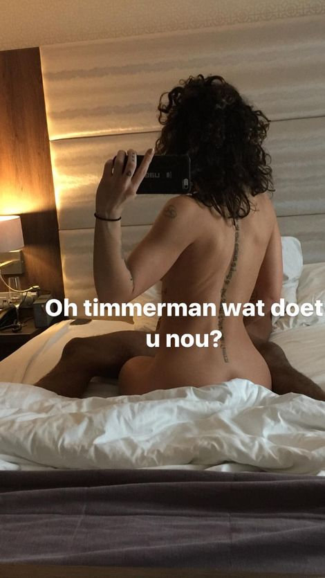 Fajah Lourens een soort van naakt op Instagram en een timmerman 1 Fajah Lourens naakt op instagram