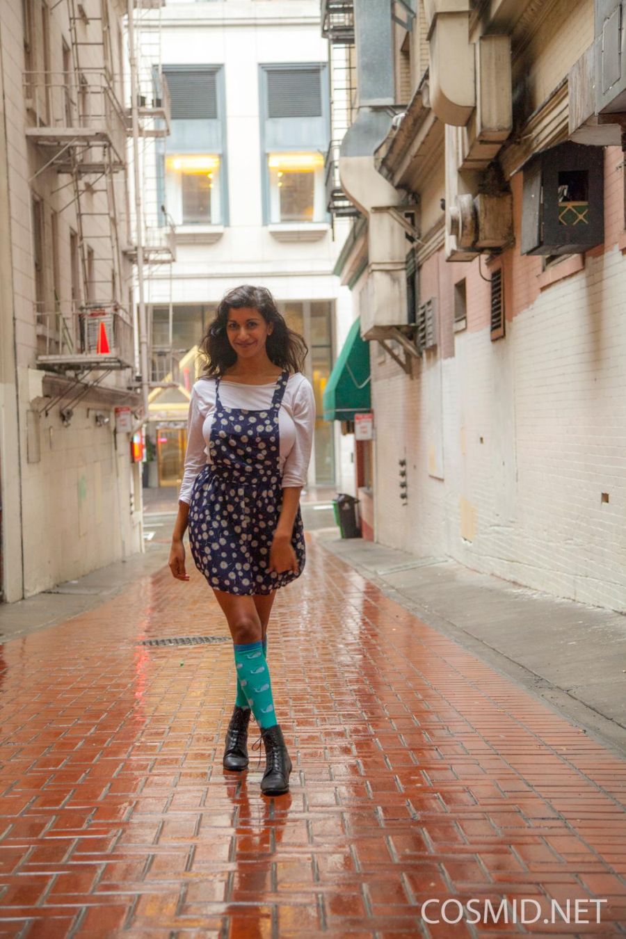 Carla White gaat topless in het openbaar 02