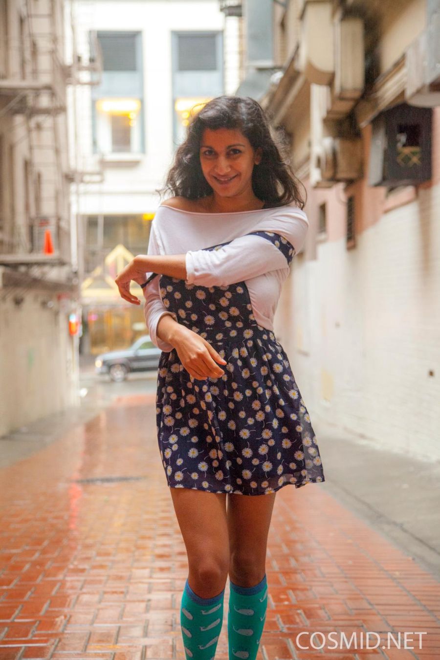 Carla White gaat topless in het openbaar 06