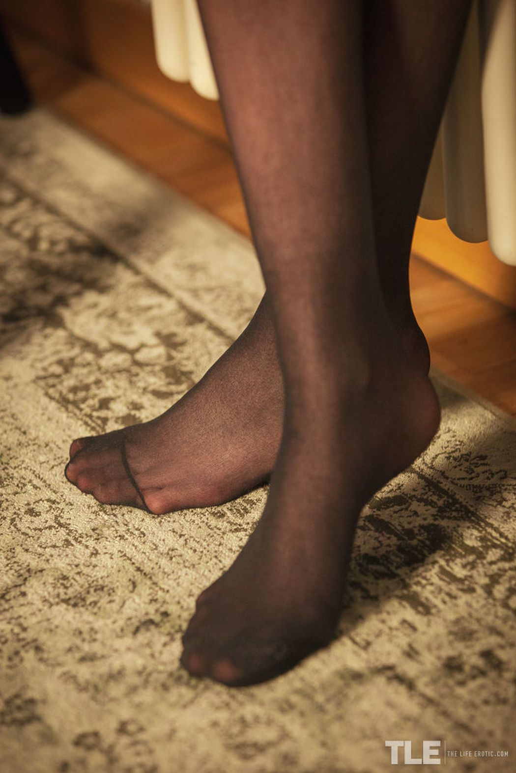 Sexy zwarte lingerie nylons en erotisch bloot 04