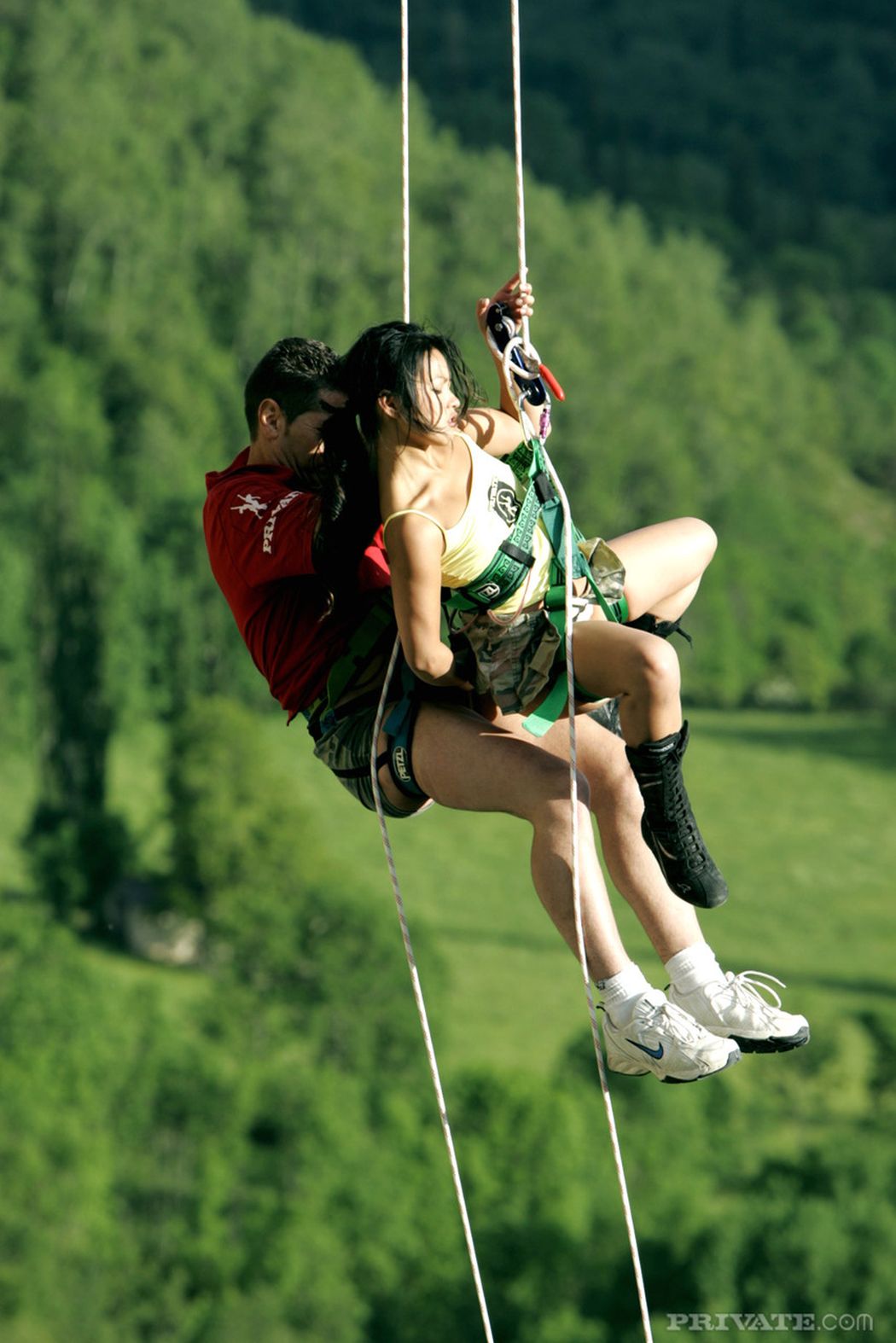 Neuken tijdens het bergbeklimmen