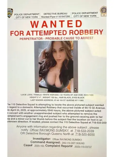 Wanted Poster vrouw met het diepe decolleté